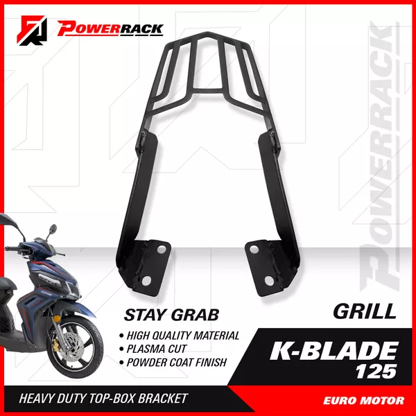 Product image - EURO KBLADE 125 (STAY-GRAB BAR) TOPBOX BRACKET
