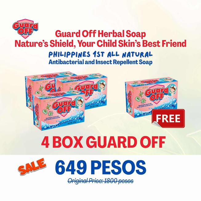 Product image - 4 BOX GUARD SOAP