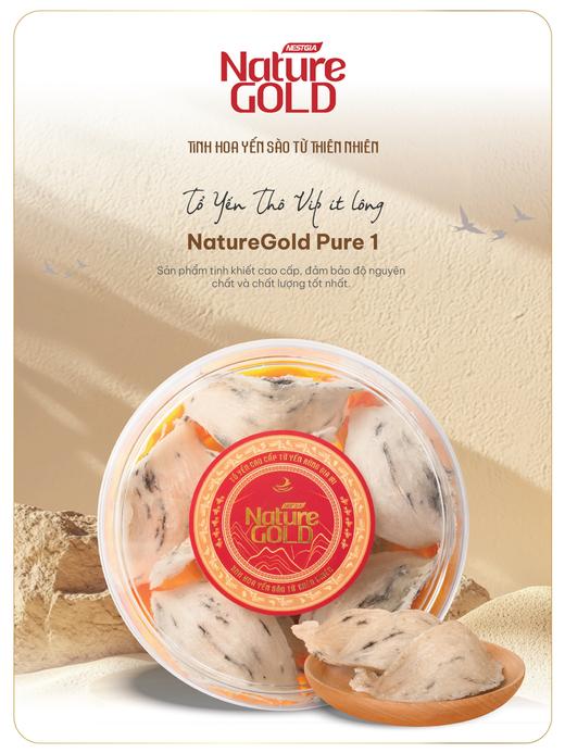 Product image - Tổ yến thô VIP ít lông (NatureGold Pure 1)