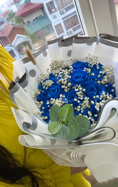 Product image - Bó 18 bông hoa hồng vĩnh cửu