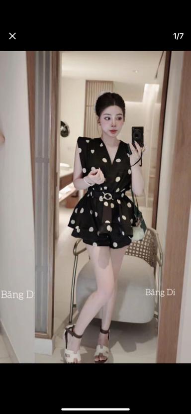 Product image - Sét chấm bi tay hến sang chảnh