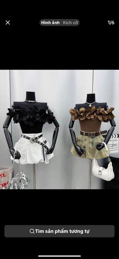 Product image - Áo Quây phối viền bèo