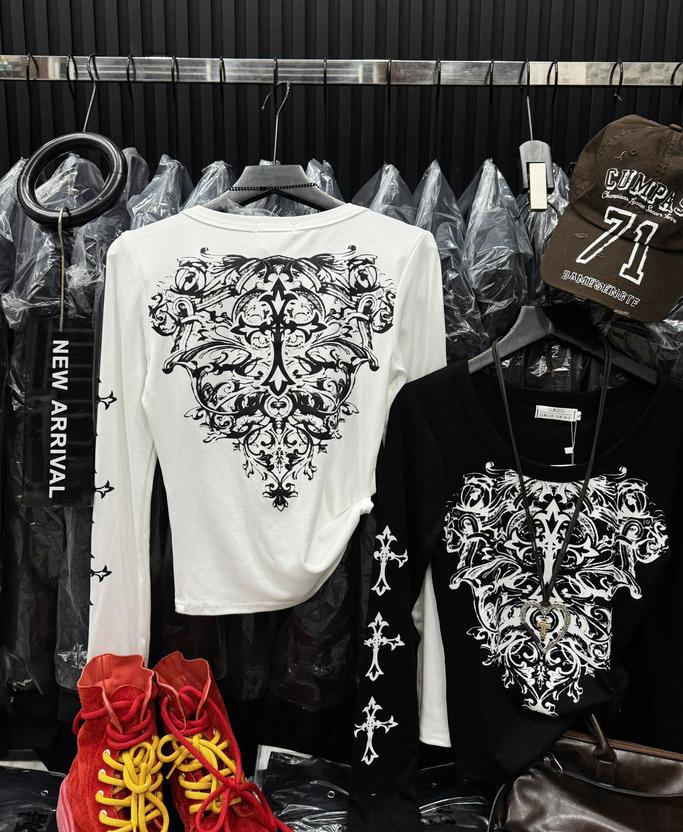 Product image - áo thun mỏng tay in hình thánh giá