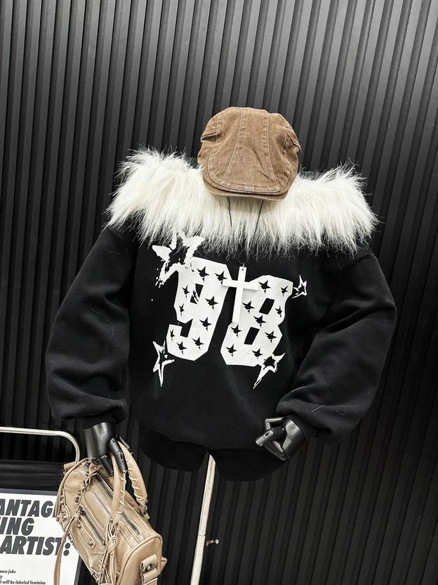 Product image - trễ vai lông