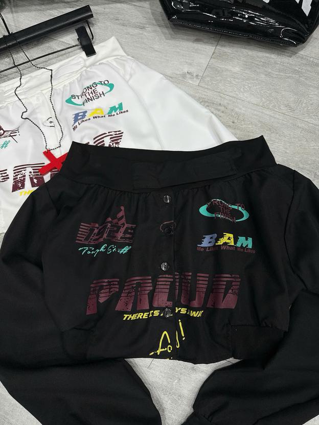 Product image - áo trễ vai crt dáng xuông