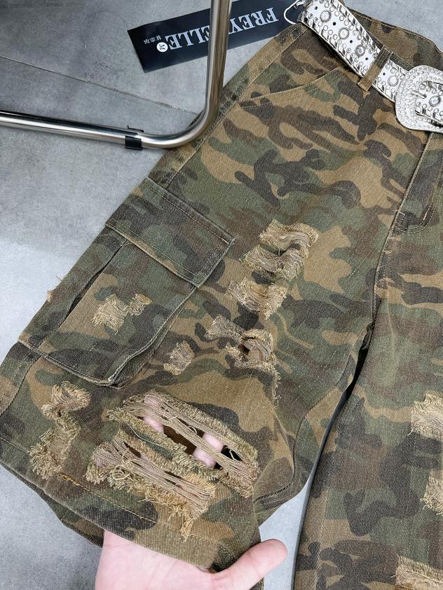 Product image - Quần Ngố Camo Túi Hộp