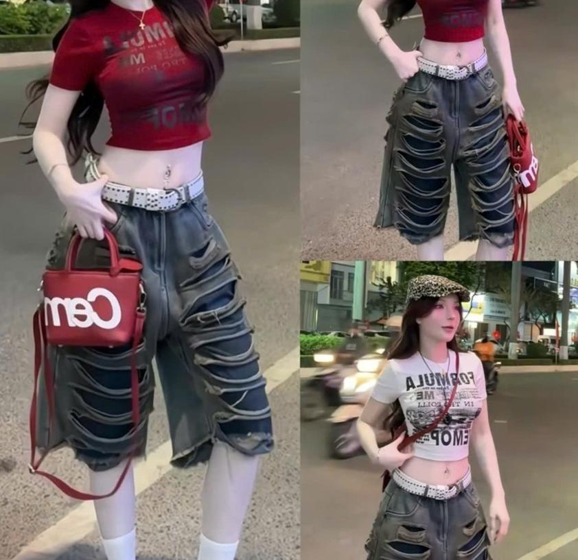 Product image - Quần Jean Bò Ngố Rách