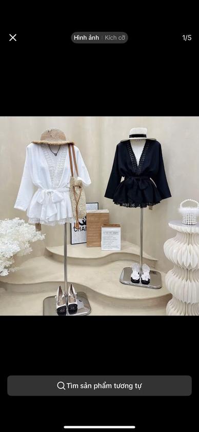 Product image - Jum Dài Tay Viền Ren