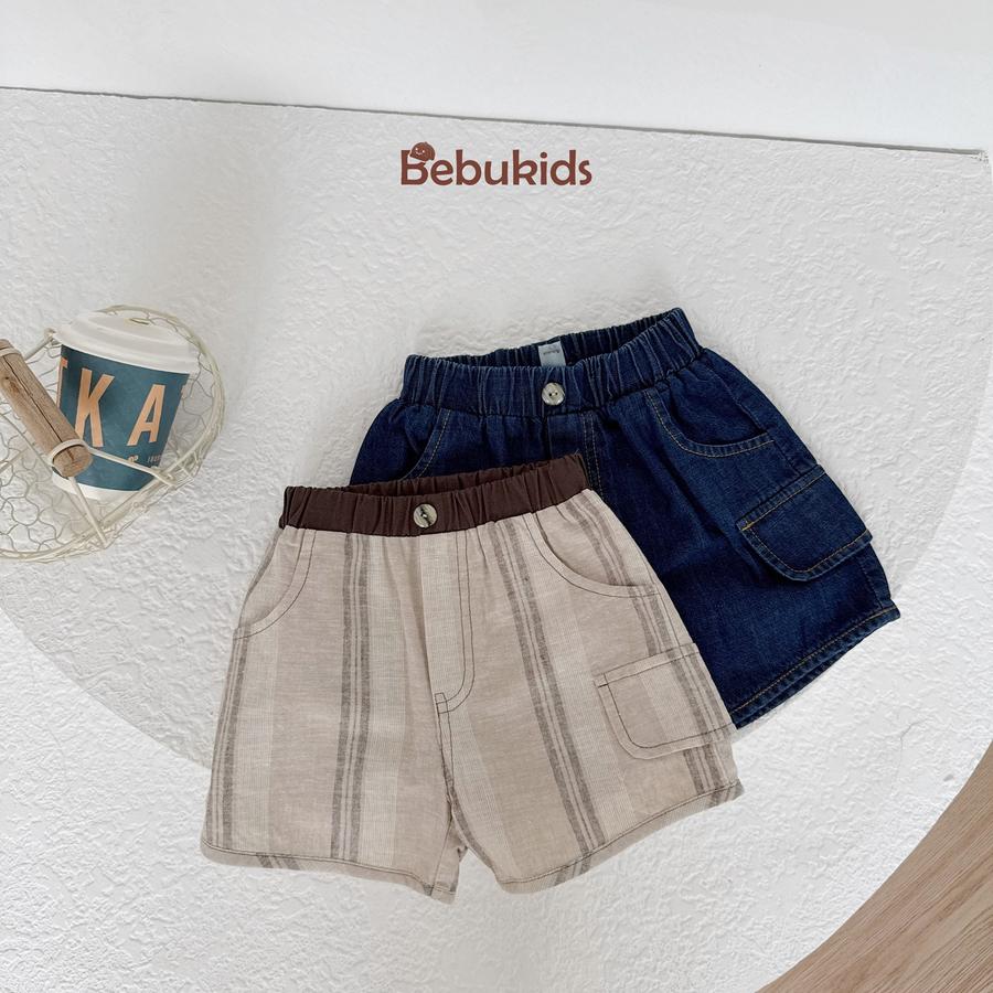 SB2129- bộ polo phối cổ kẻ in nẹp, cún, chữ mnye