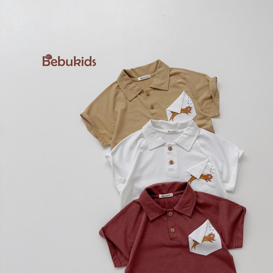 SB2257- sét polo in hổ ở túi