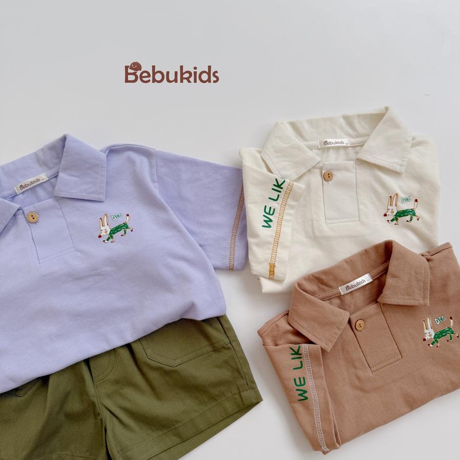 SB2220- bộ polo cộc nẹp to in chữ tay