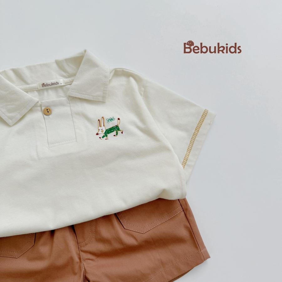 SB2220- bộ polo cộc nẹp to in chữ tay