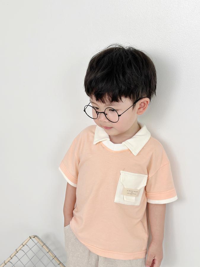 SB2229-bộ polo phối cổ, gấu tay,túi ngực