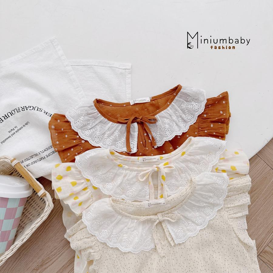 SB2293- bộ sát nách cánh tiên cổ zen đính nơ phối quần trơn