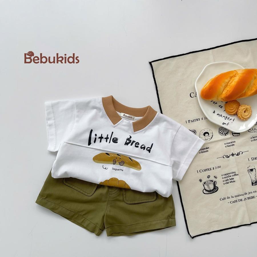 SB2386- bộ polo mix màu bé trai banhmy