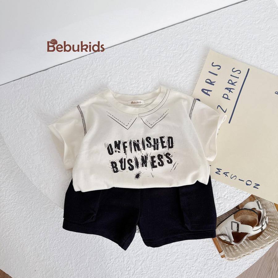 SB2386- bộ polo mix màu bé trai beden