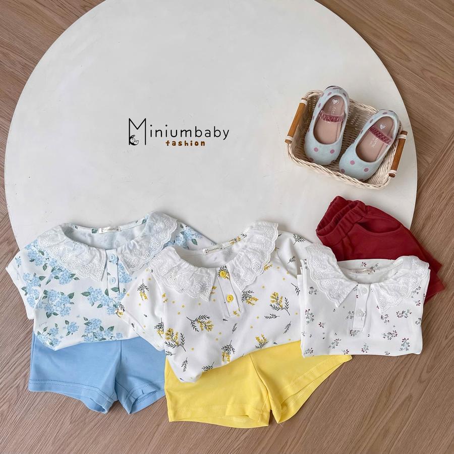 SB2339- bộ cộc tay cổ zen bé gái