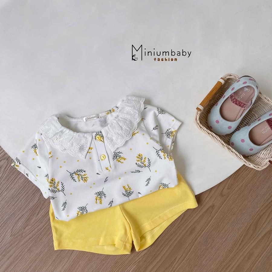 SB2339- bộ cộc tay cổ zen bé gái