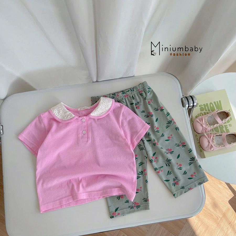 SB2379- bộ cổ zen mix màu hongxanh