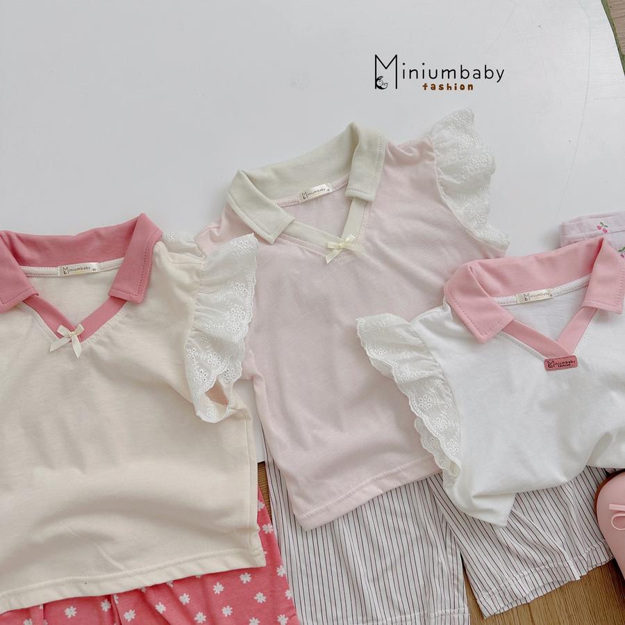 SB2352- bộ cộc cánh tiên phối cổ, tay ren