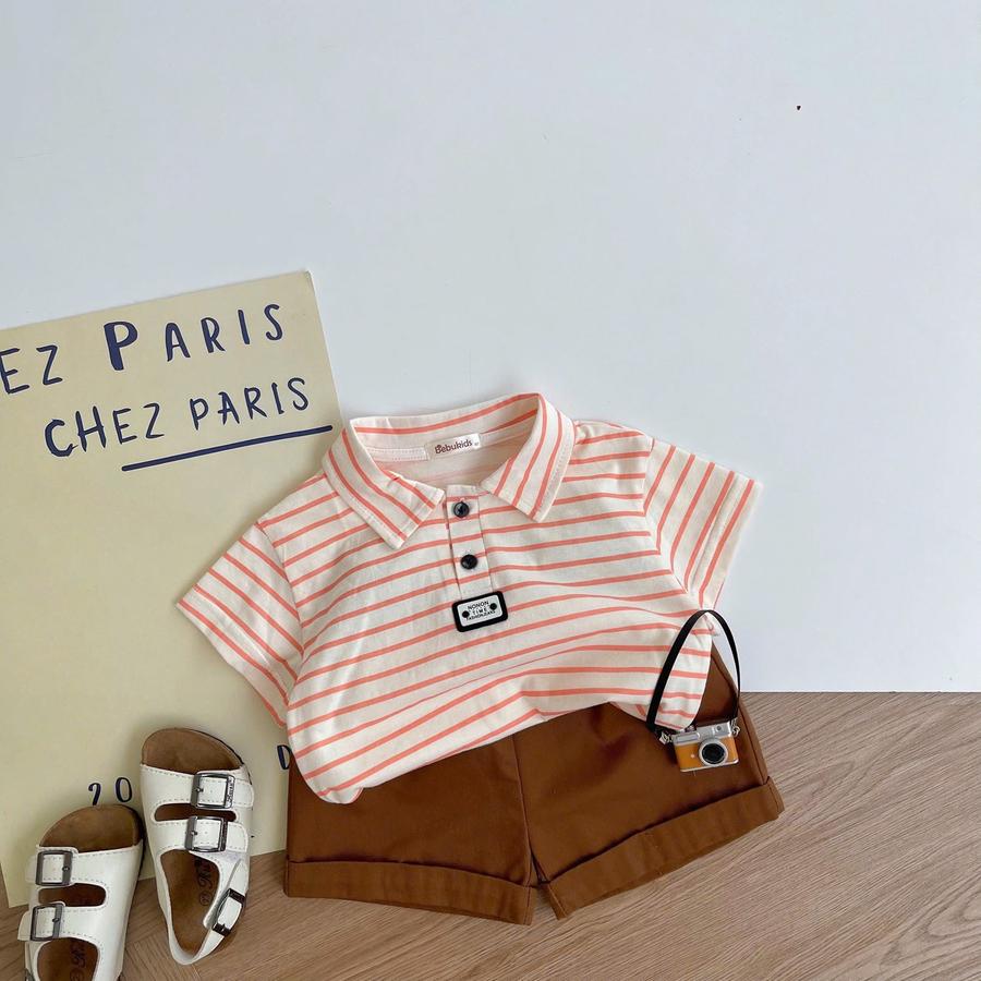 SB2386- bộ polo mix màu bé trai