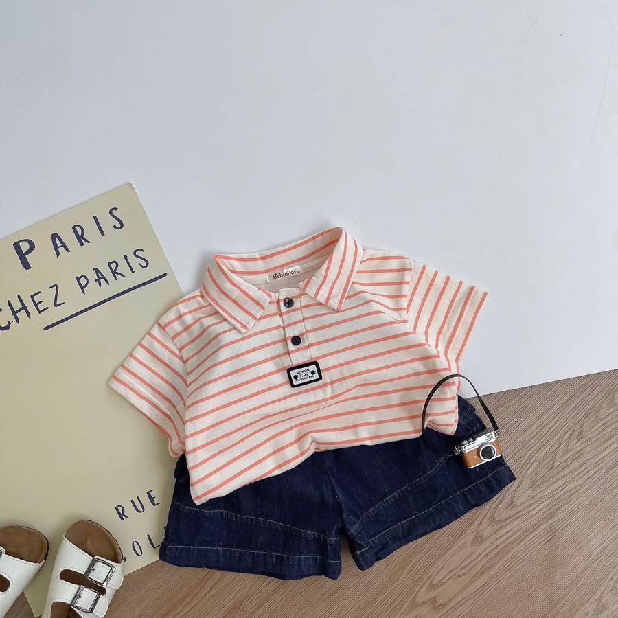SB2386- bộ polo mix màu bé trai