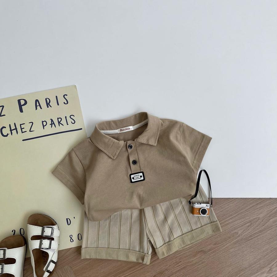 SB2386- bộ polo mix màu bé trai