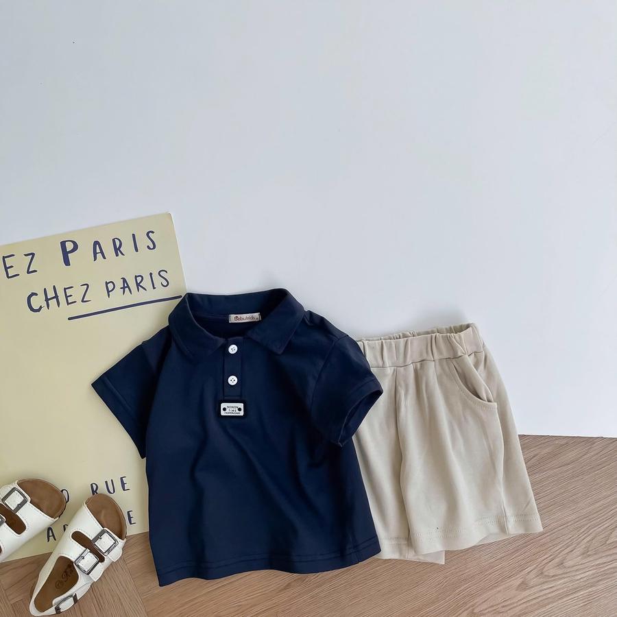 SB2386- bộ polo mix màu bé trai