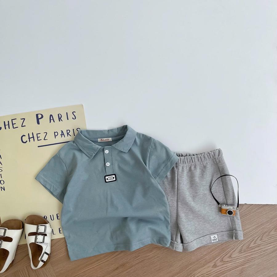 SB2386- bộ polo mix màu bé trai