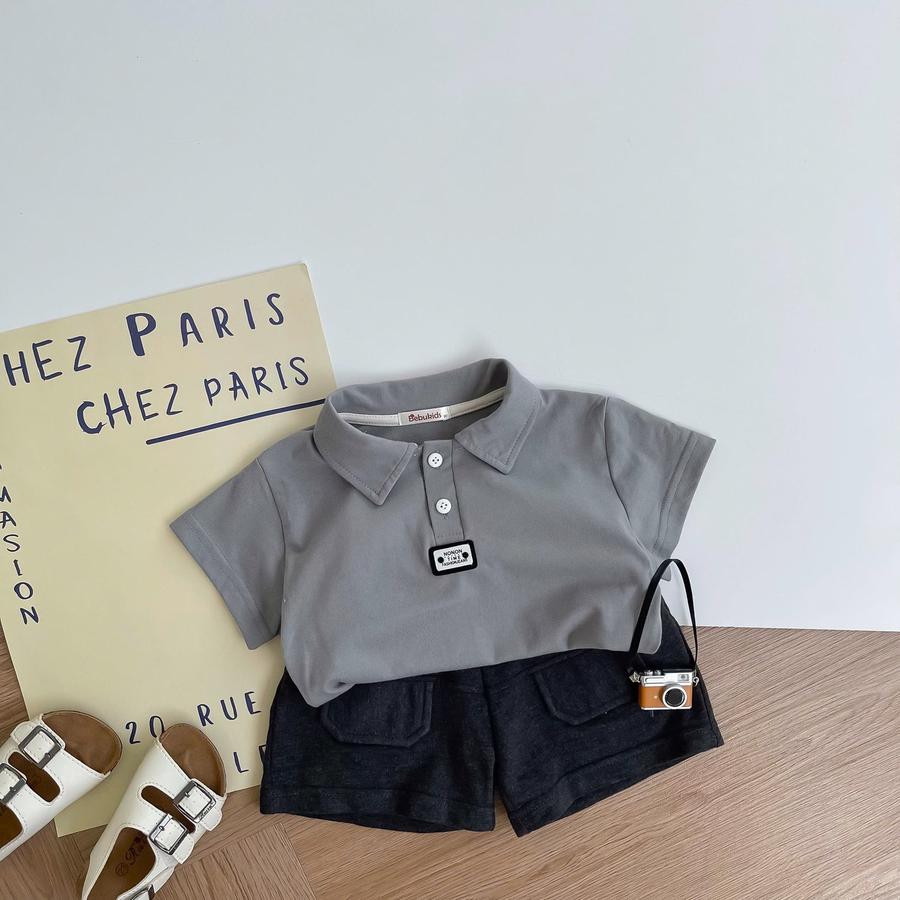 SB2386- bộ polo mix màu bé trai