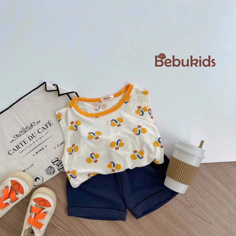 SB2386- bộ polo mix màu bé trai voibe