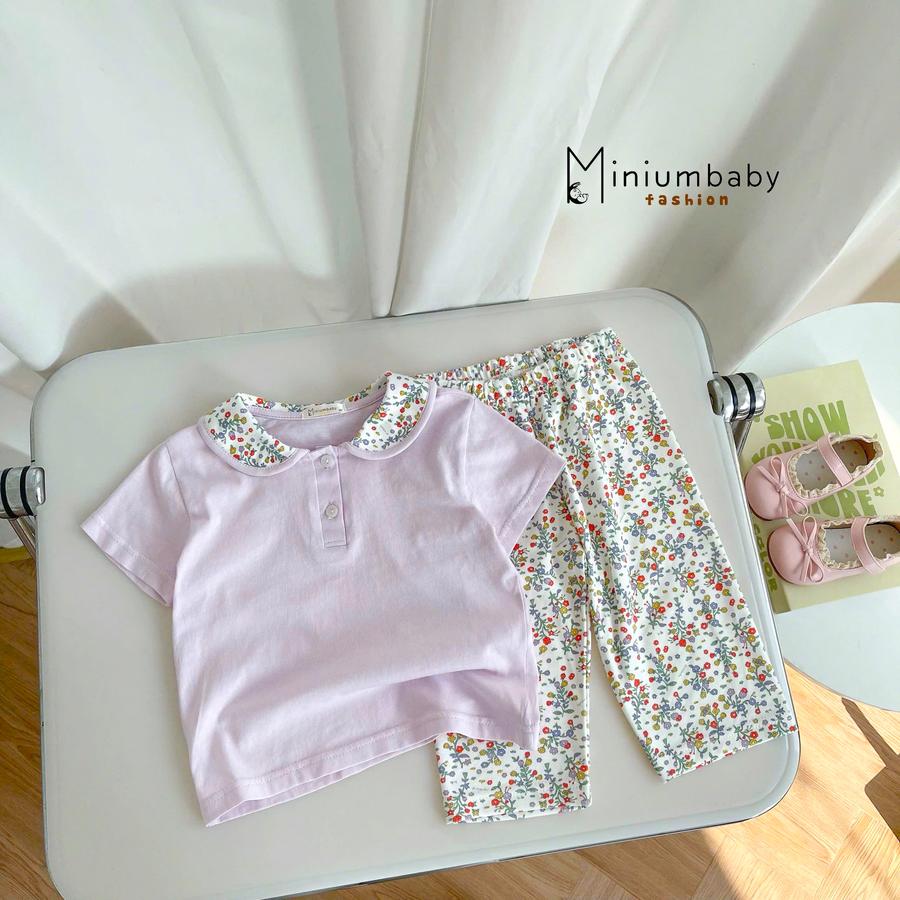 SB2159- sét cổ sen quần lửng