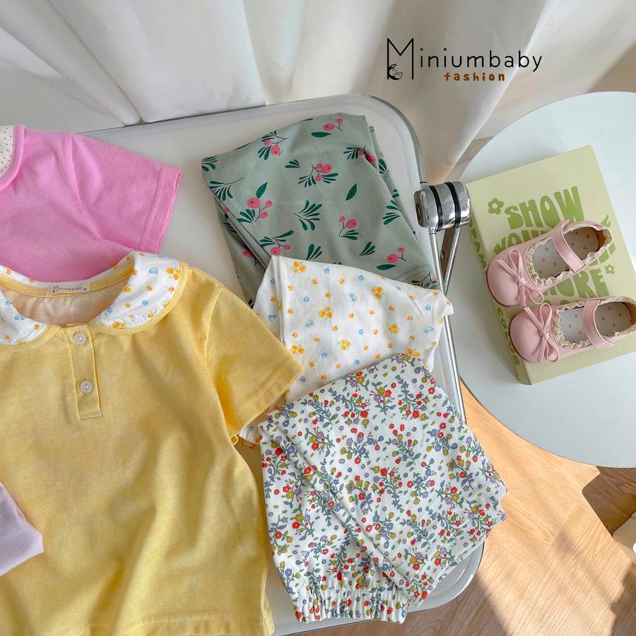 SB2159- sét cổ sen quần lửng