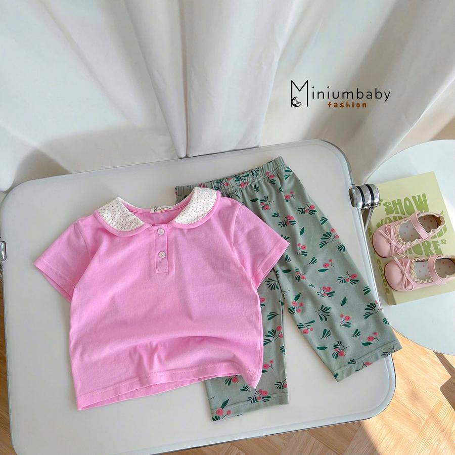 SB2159- sét cổ sen quần lửng