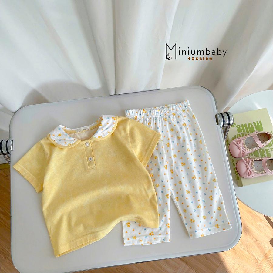 SB2159- sét cổ sen quần lửng