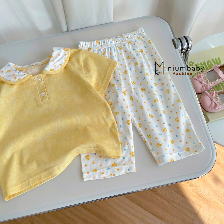 SB2159- sét cổ sen quần lửng