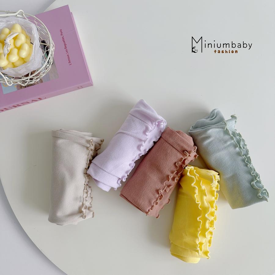 SB2389- bộ  sát nách bé gái phối cổ quần màu trơn, áo in họa tiết