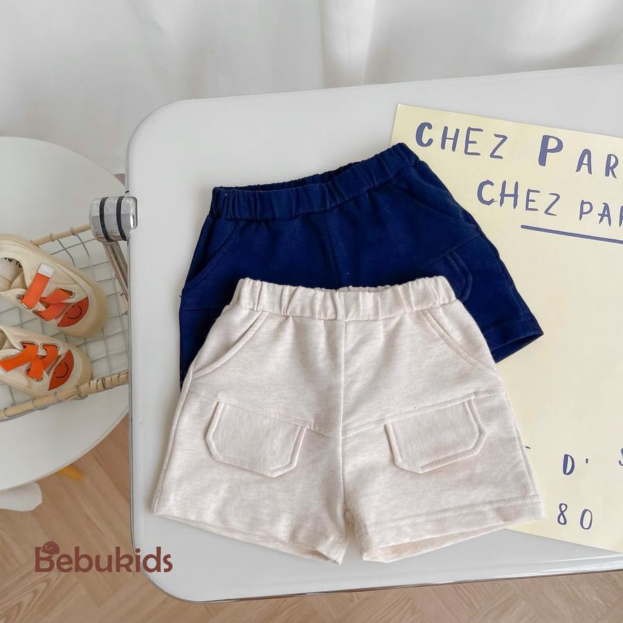 SB1844- bộ cộc tay kẻ bé trai phối cổ