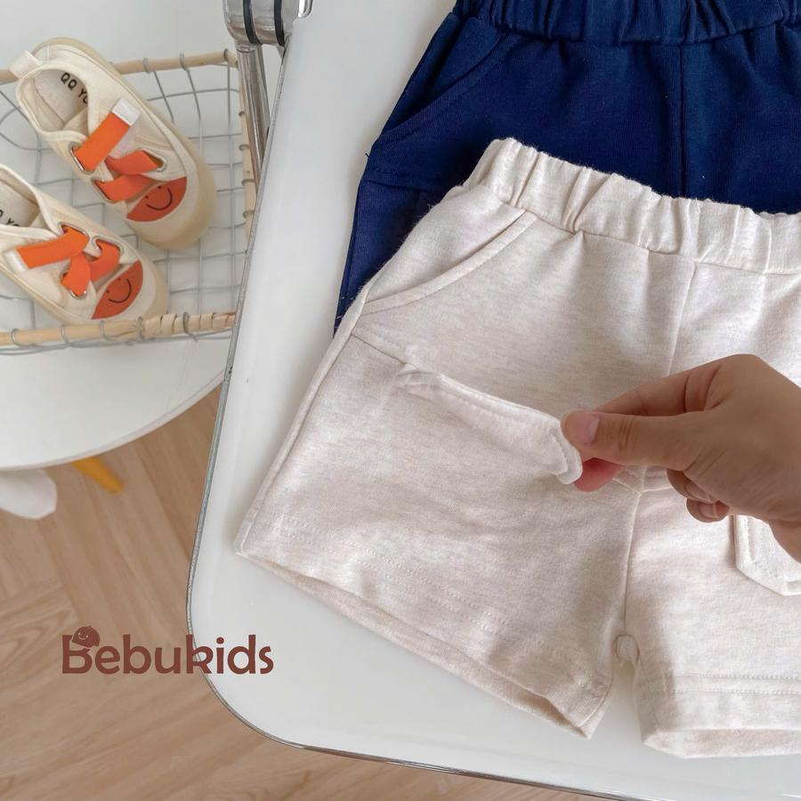SB1844- bộ cộc tay kẻ bé trai phối cổ