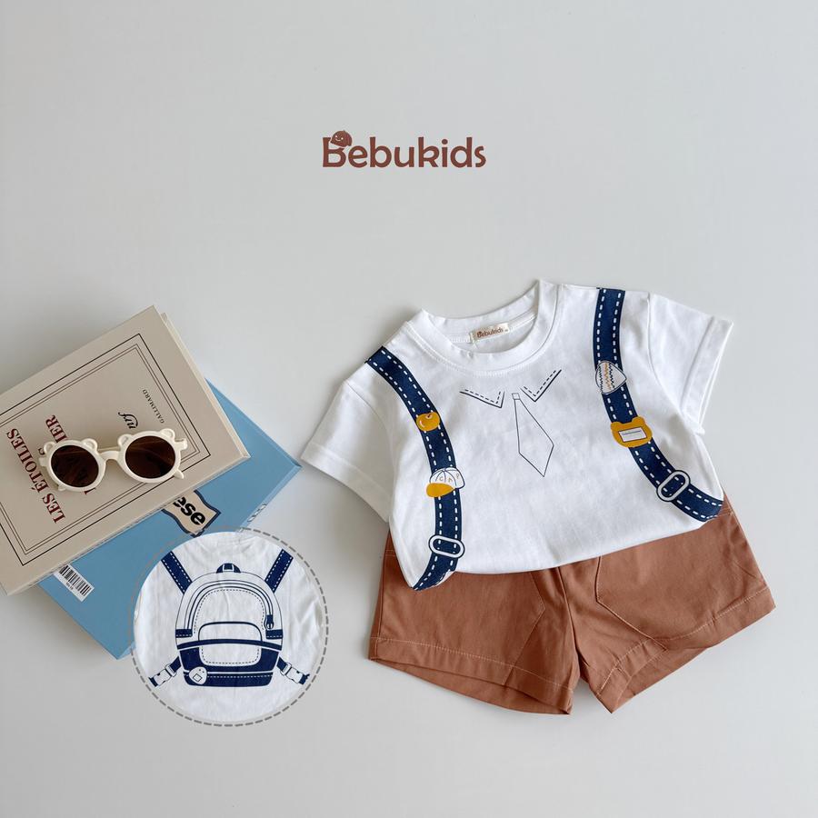 SB2349- bộ cộc in cà vạt dây lưng in balo