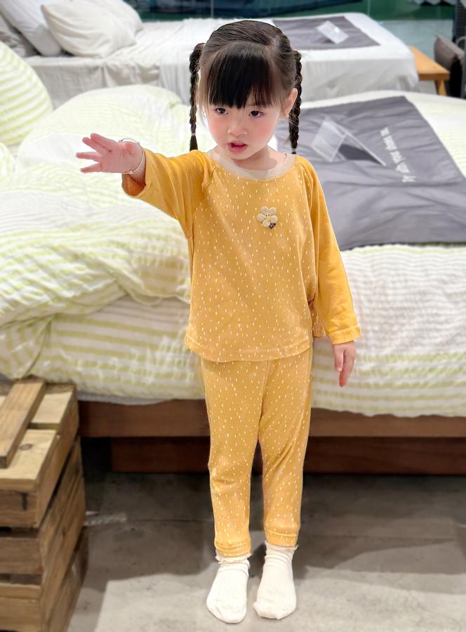 SB2411- bộ dài tay bé gái bi tim phối cổ, tay