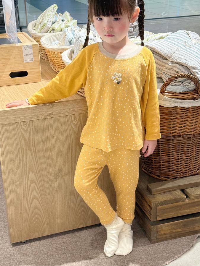 SB2411- bộ dài tay bé gái bi tim phối cổ, tay