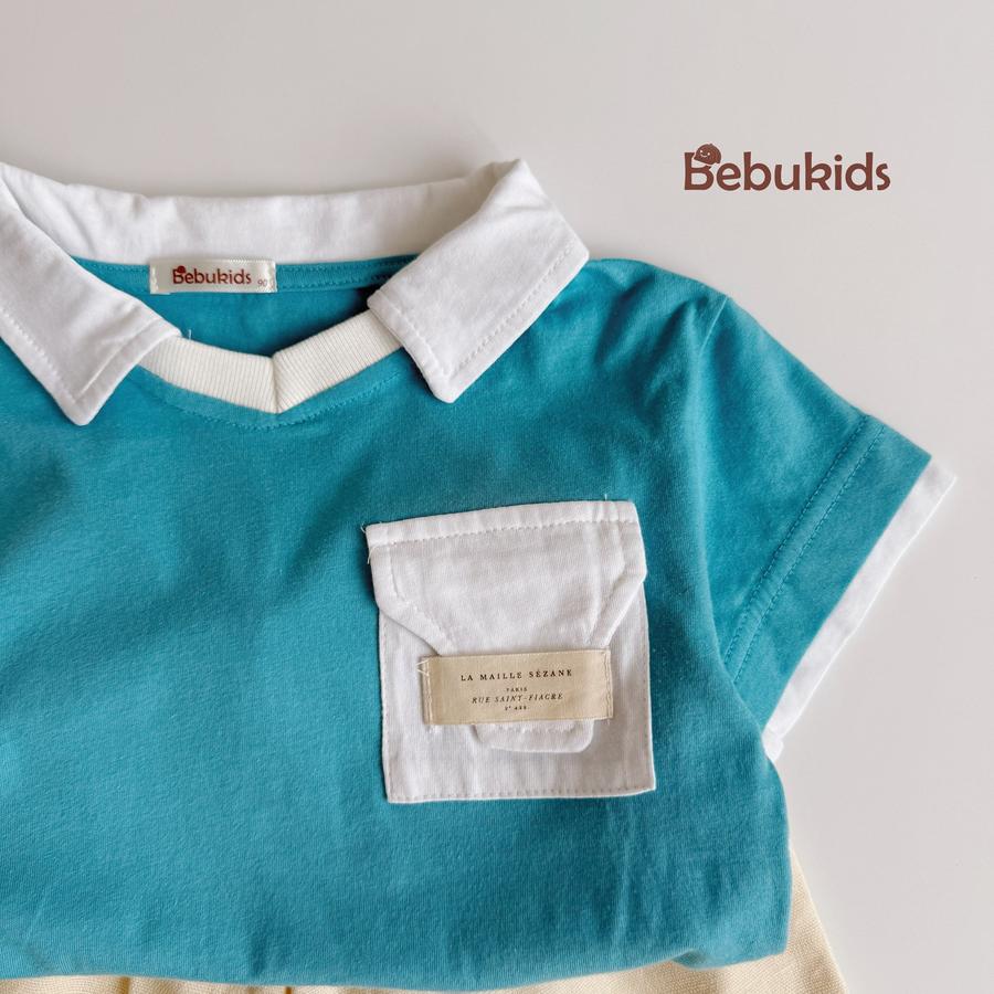 SB2229-bộ polo phối cổ, gấu tay,túi ngực