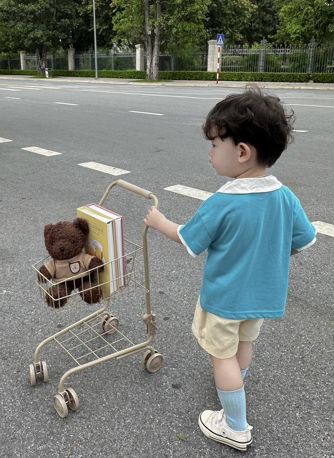 SB2229-bộ polo phối cổ, gấu tay,túi ngực