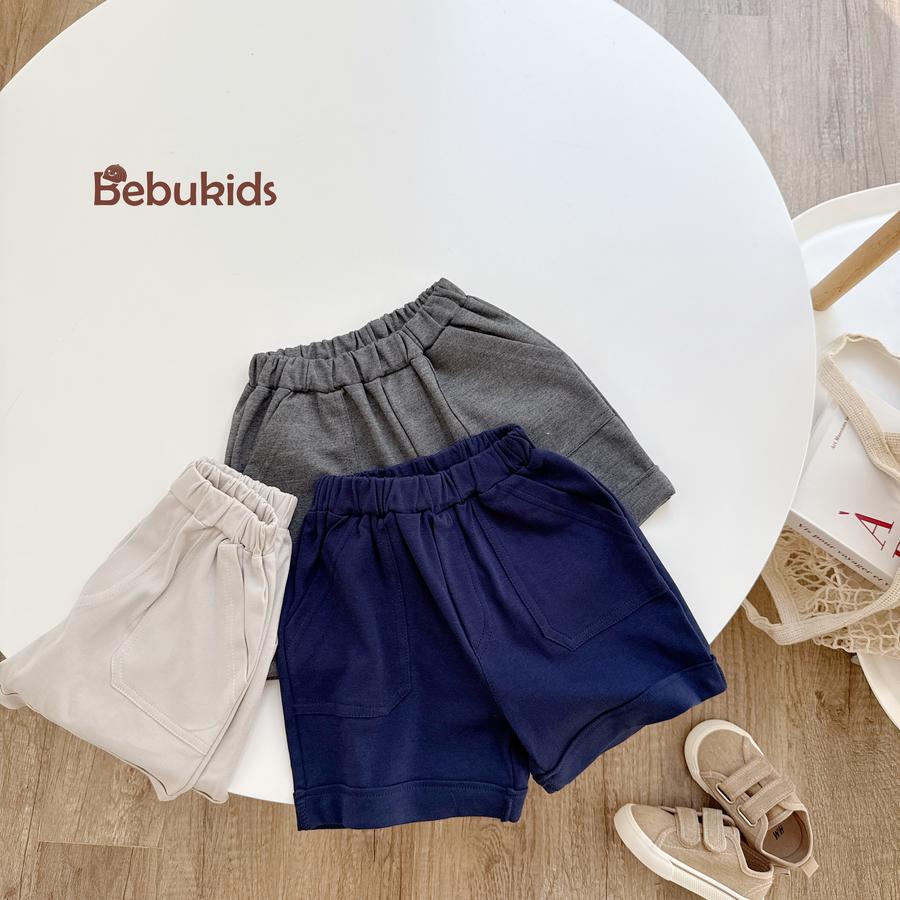 SB2166- bộ cộc tay in chữ cổ, túi ngực gập mép in love mom