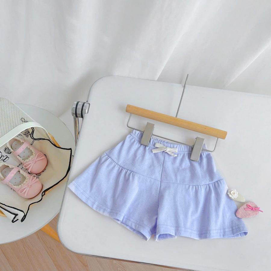 V2427- quần váy bé gái tím