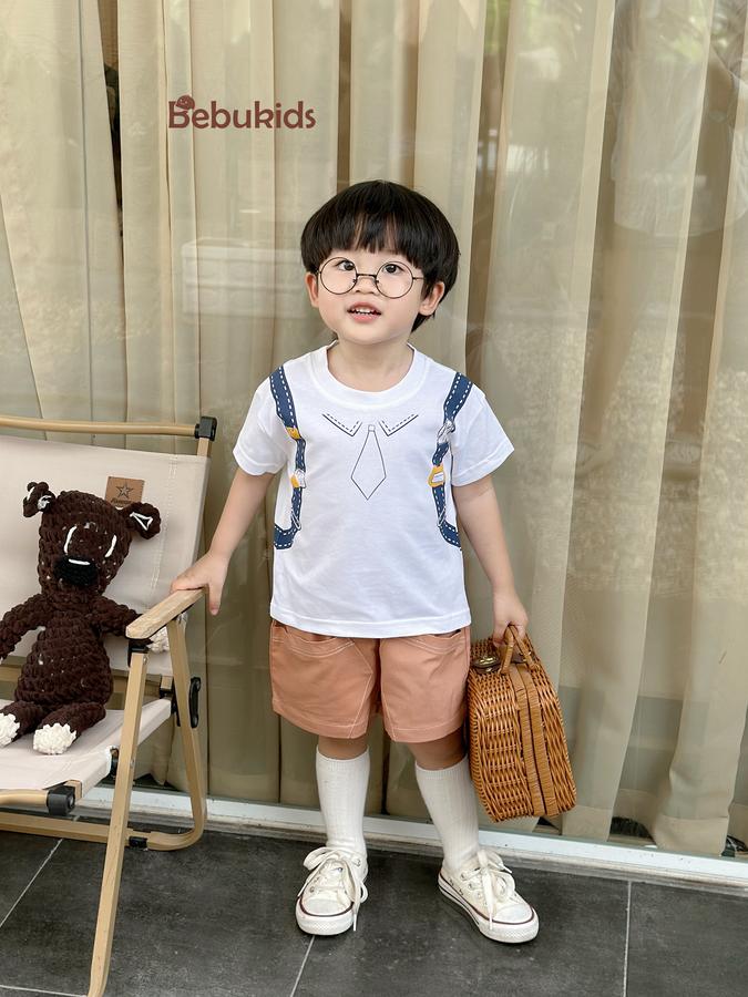 SB2349- bộ cộc in cà vạt dây lưng in balo