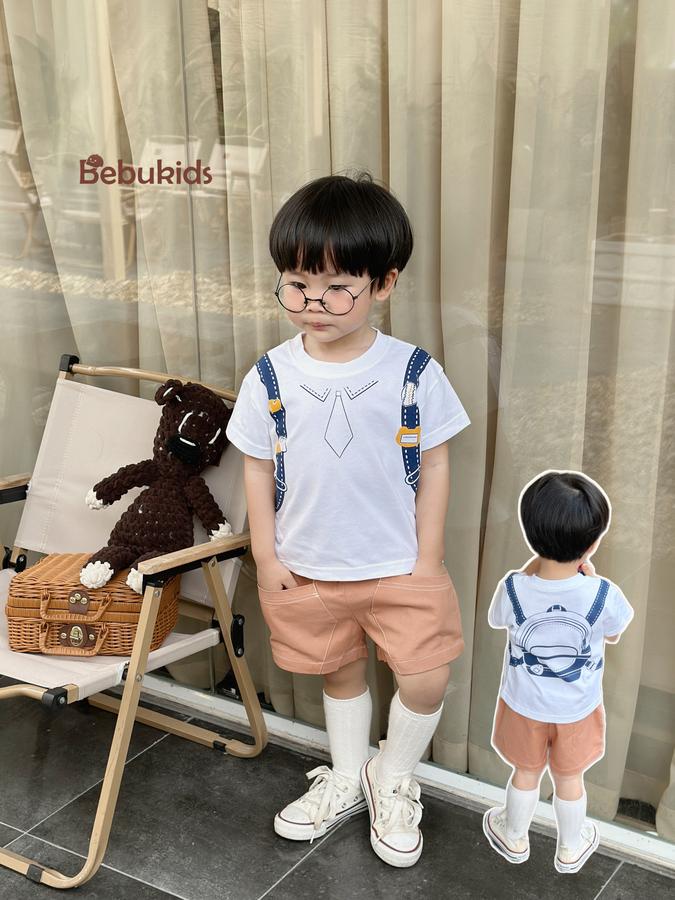 SB2349- bộ cộc in cà vạt dây lưng in balo