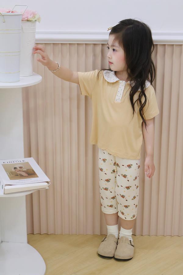 SB2392- bộ cổ sen quần dài in ngôi nhà. cổ bi