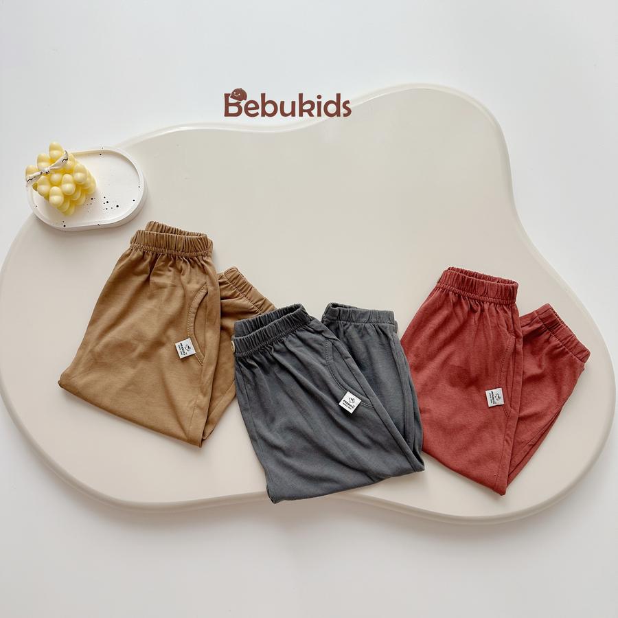 SB2448- bộ dài tay bé trai in chữ TTLKID, ngôi nhà